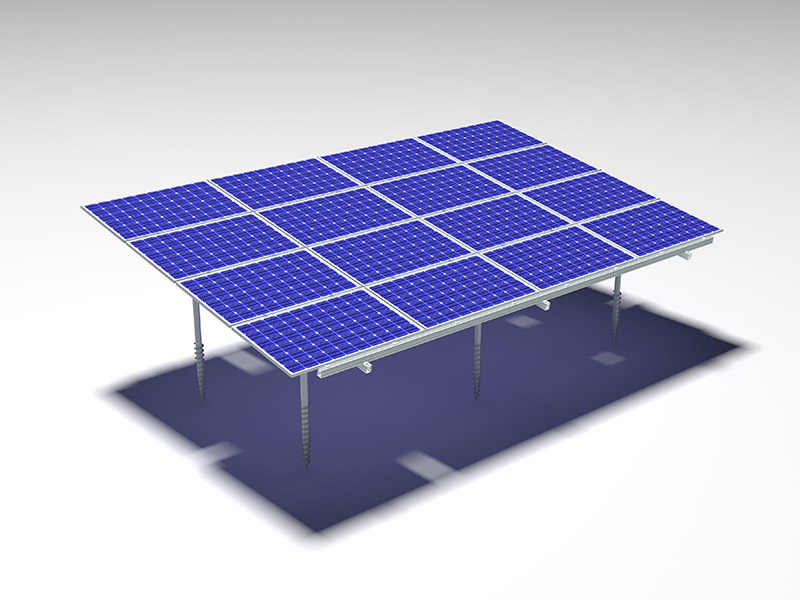 hệ thống lắp bảng năng lượng mặt trời mặt đất