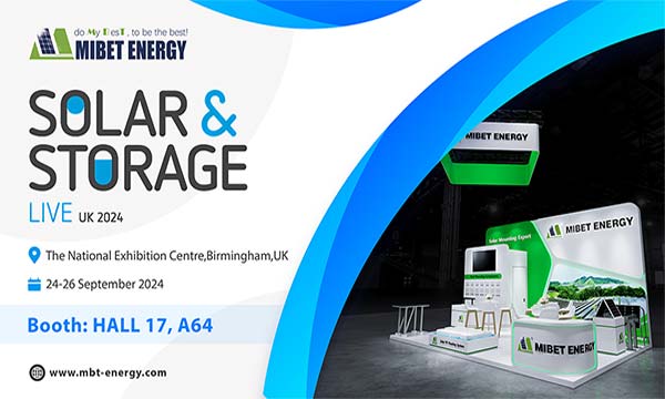 Gặp gỡ Mibet tại Solar & Storage Live UK 2024 ở Birmingham