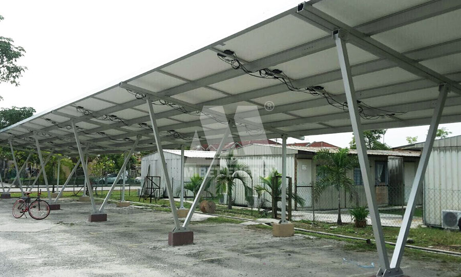 hệ thống carport năng lượng mặt trời ở malaysia