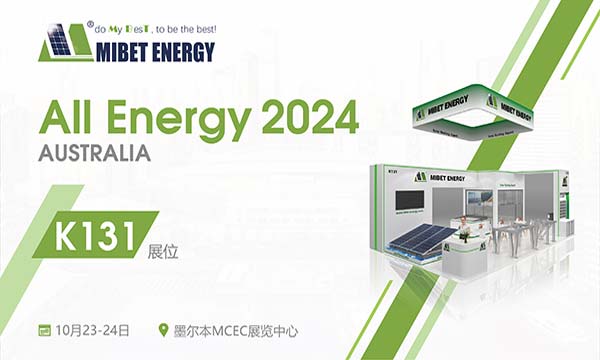 Mibet trưng bày việc lắp đặt năng lượng mặt trời tại All-Energy Australia 2024